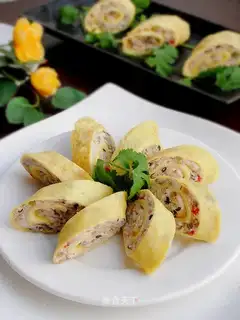 Eight treasure chicken roll