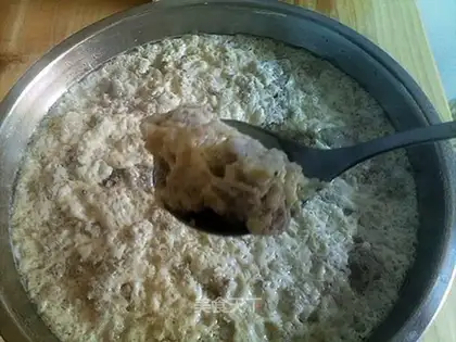 Minced pork and egg custard