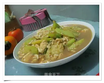 Luffa tofu