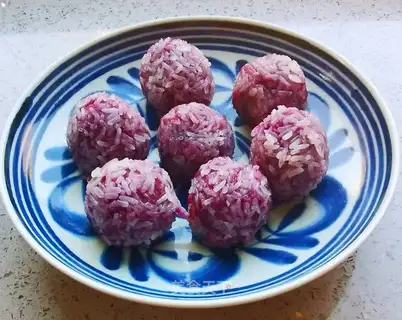 Potato rice balls