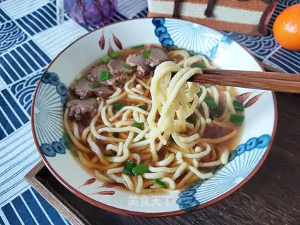 Homemade egg noodles
