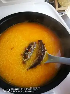 Gold soup, rice porridge
