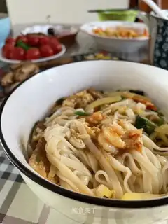 Shrimp eggs for noodles