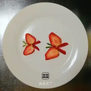 Strawberry butterflies