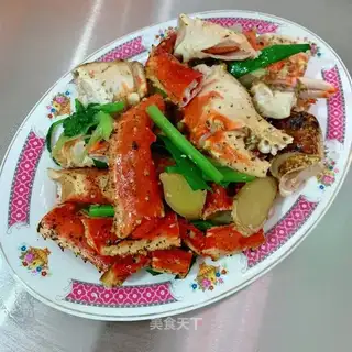 Cricket fried the crab leg