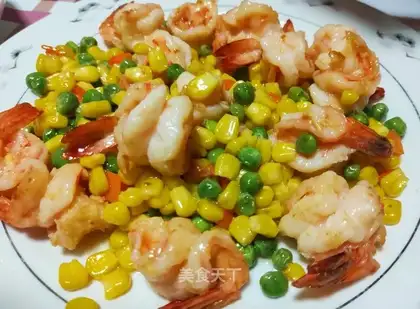 Five-color shrimp balls