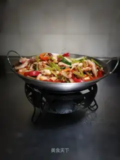 Squid dry pot