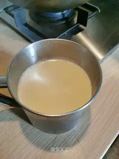 Homemade milk tea