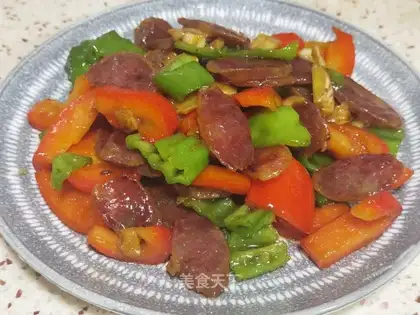 Weenie fried red pepper