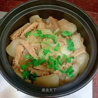 # White radish veal #