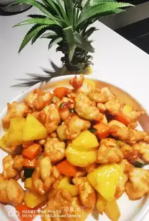 With pineapple's cock