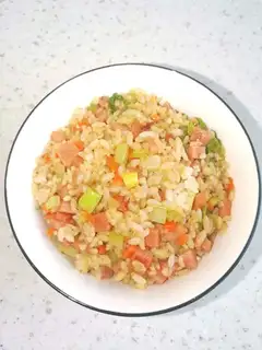 Weed ham and rice