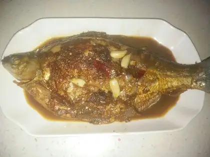 Red-burned fish