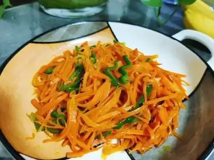 Carrot with peppers