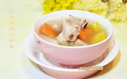 Carrot radish soup