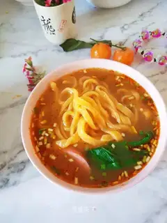 Carrot spicy noodles
