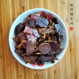 Spicy pig tongue