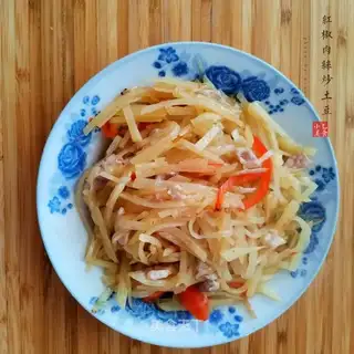 Paprikas with fried potatoes