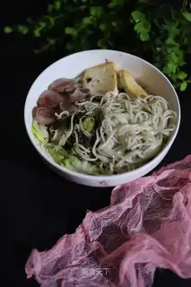 Olive sausage noodles