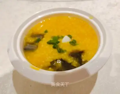 Porridge of mushrooms and cucumbers