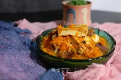 Sausage tofu-burn pumpkins