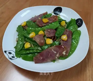 Dutch soy corn pelt fried sausage