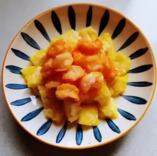 pineapple shrimp ball