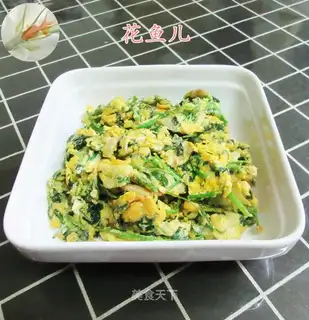 Strawseed fried duck eggs