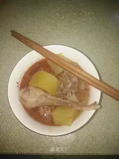 Roach and lamb stew