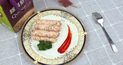 Cucumber shrimp sausage