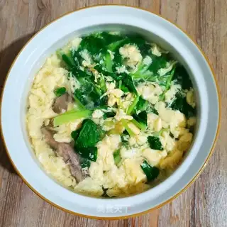 ♪ Queue and gravy and egg soup ♪
