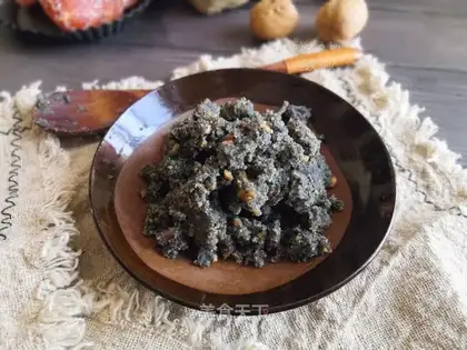 Black sesame soup