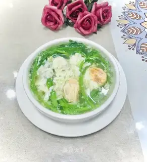 Salted egg mustard soup