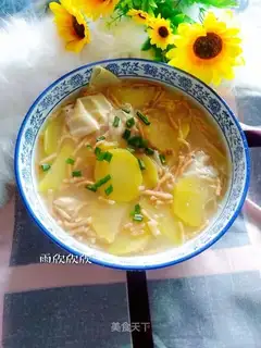 Potato-skin soup
