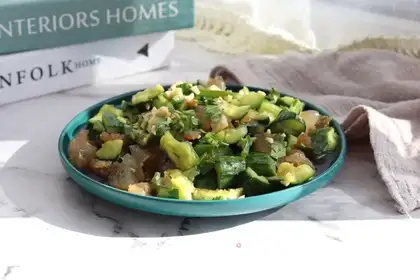 The cucumber stings