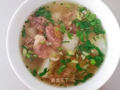 Roach and lamb stew