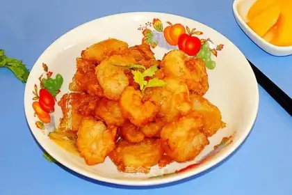 Fry shrimp