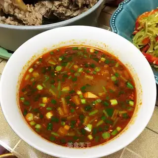 It's an ordinary bowl of lamb