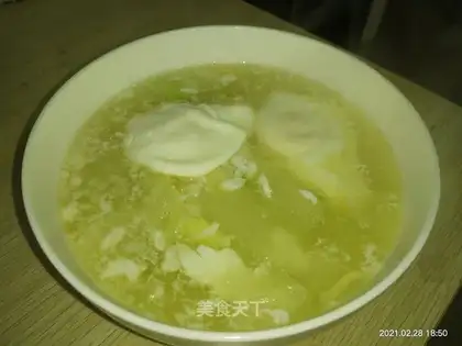 Pork and egg soup