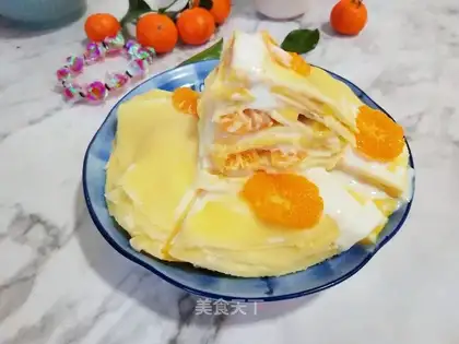 Orange yogurt