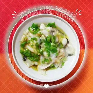 Steamed black fish
