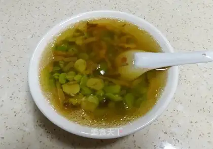 Bean petal gravy soup