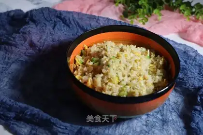 cucumber egg fried rice