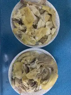 The chicken is cold