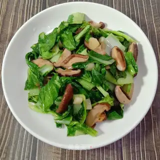Fry mushrooms