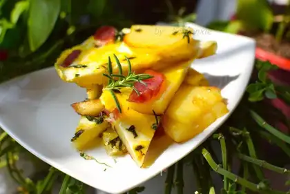 Potato egg breakfast