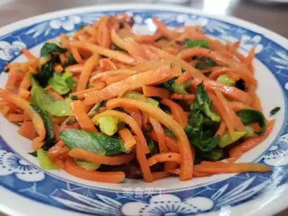 Carrot and green