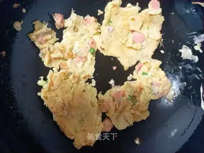 Egg hamcake