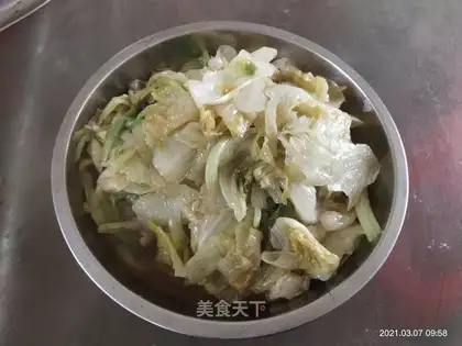 Clean up the cabbage