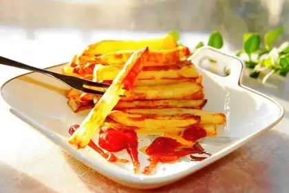 Air fryed fries